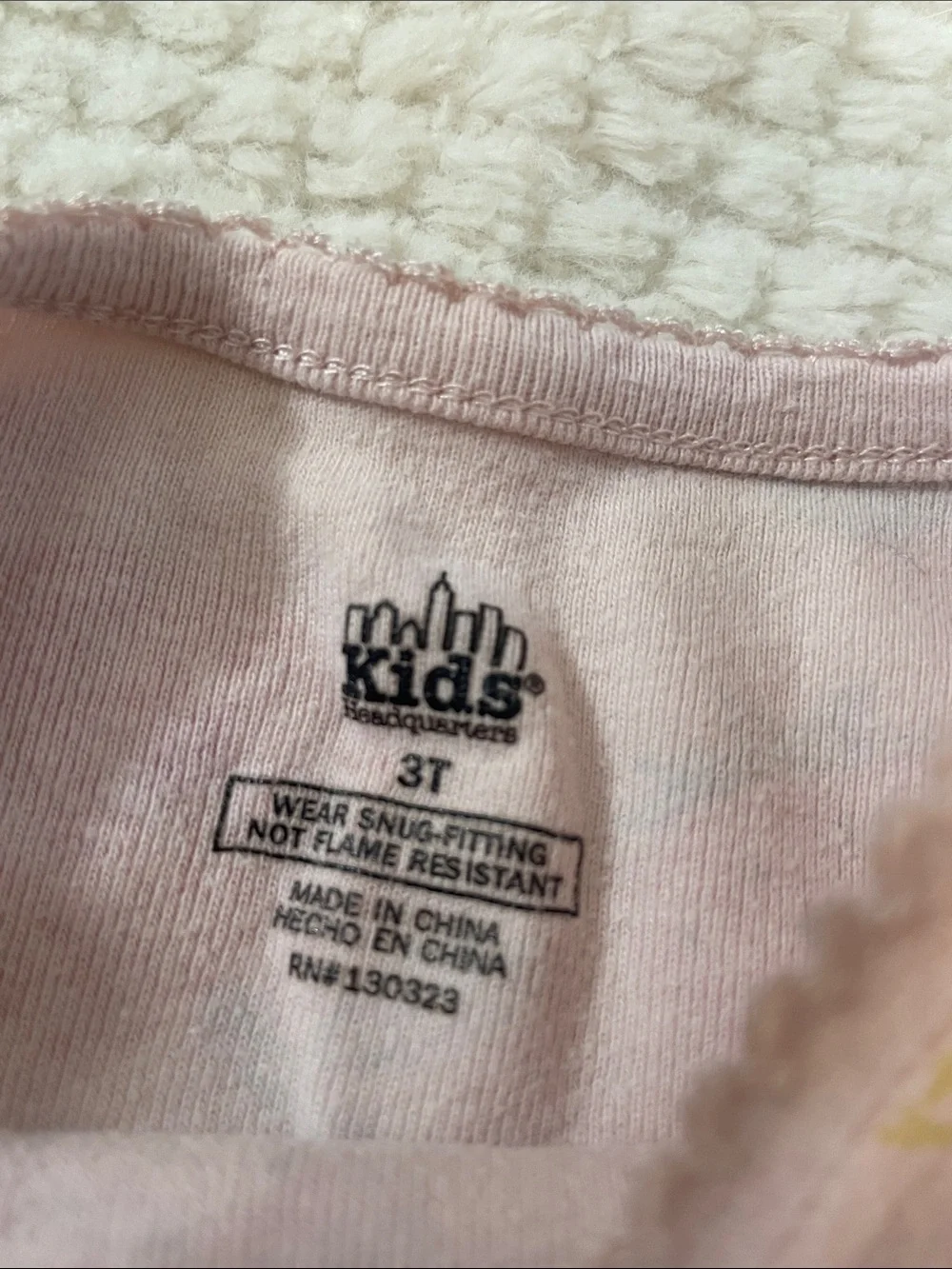 ❤️4 for $10 Kids Headquarters Fruit Print Pink Pajama Top - 3T